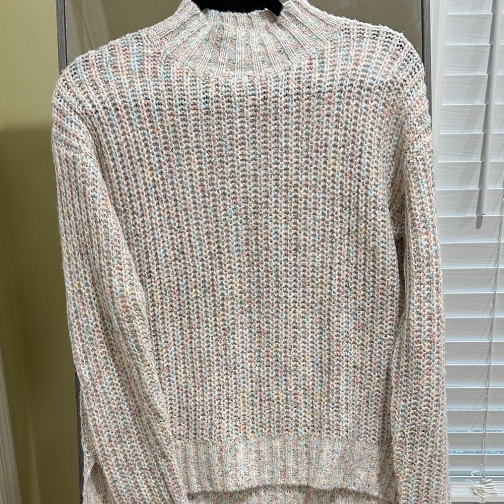 Rip Curl Speckled Knit Turtleneck Sweater